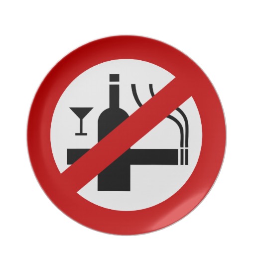 no rokok alkohol