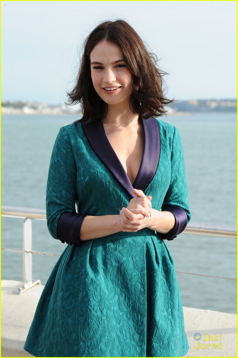 51871446 Celebrities attend Photocalls at the annual MIPCOM television content market in Cannes, France on October 5, 2015. Celebrities attend 'War And Peace' Photocall at the annual MIPCOM television content market in Cannes, France on October 5, 2015. Pictured: Lily James FameFlynet, Inc - Beverly Hills, CA, USA - +1 (818) 307-4813 RESTRICTIONS APPLY: USA ONLY