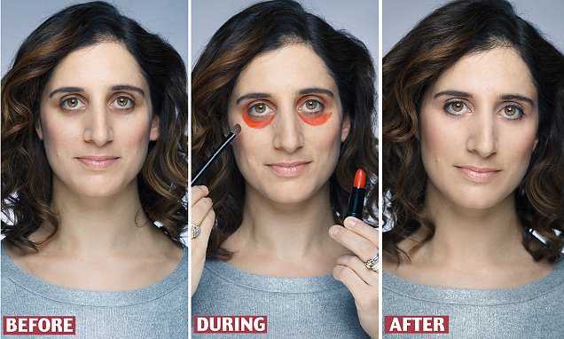 fml-lipstick eye concealer claire coleman john godwin (before - with basic makeup and naturally dark eyes)