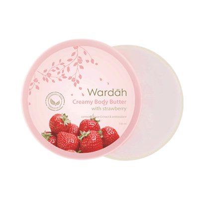 wardah-kosmetik-creamy-body-butter-strawberry