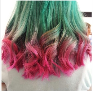 watermelon hair