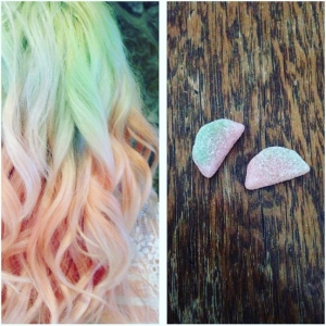 watermelon hair