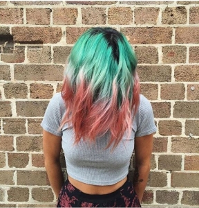 watermelon hair